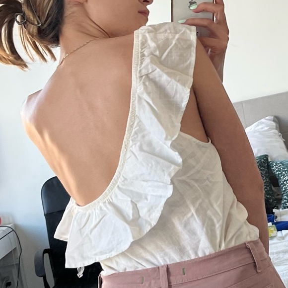 Old Navy Ruffle One-Shoulder Top - Picture 4 of 6